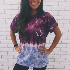Ombré Tie Dye Ivory Ella Inspired Tee